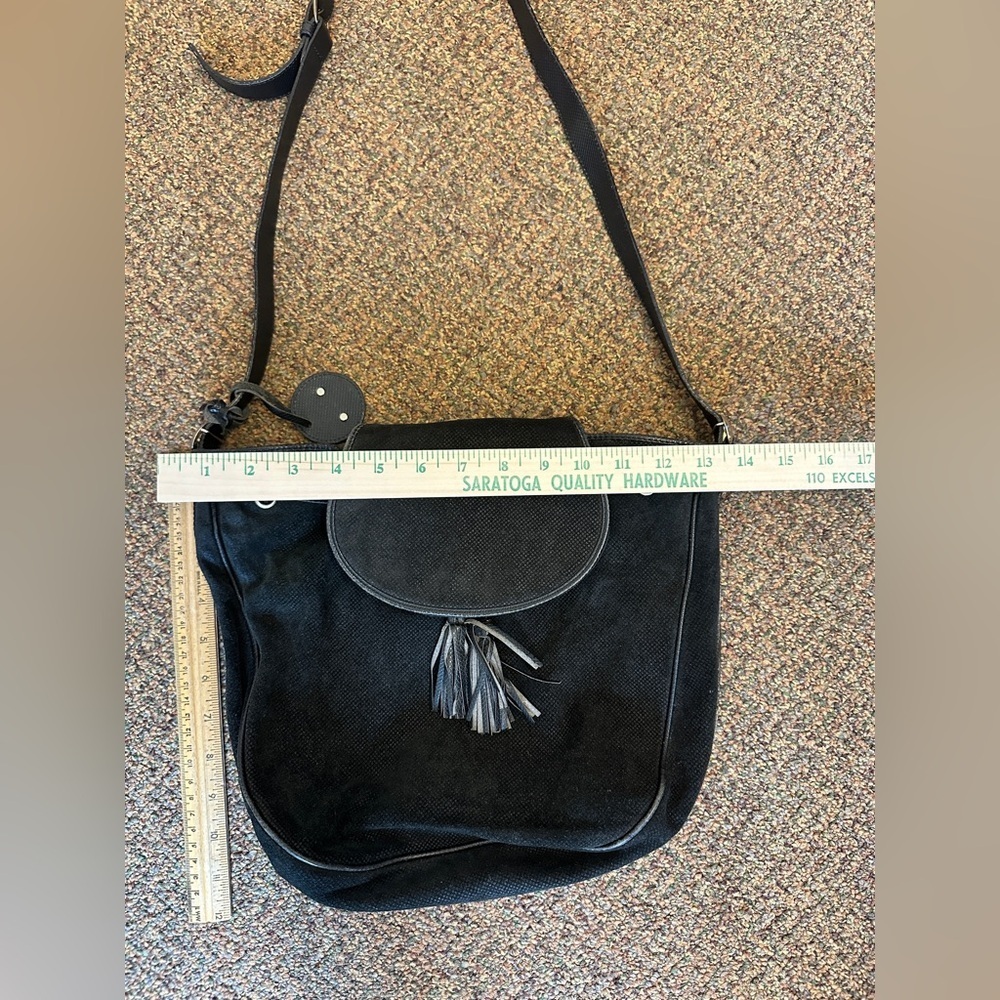 BOTTEGA VENETA Shoulder Bag  suede Vintage Bucket Bag black - Picture 13 of 16